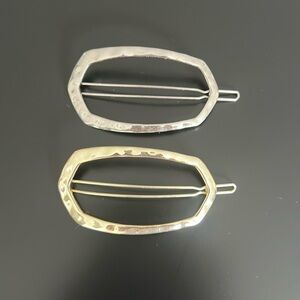 Kendra Scott silver and gold hair ties